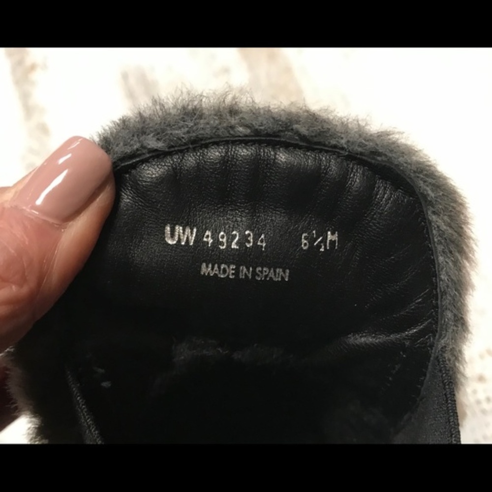 NEW Stuart Weitzman Ankle Boot Rabbit fur 6.5
